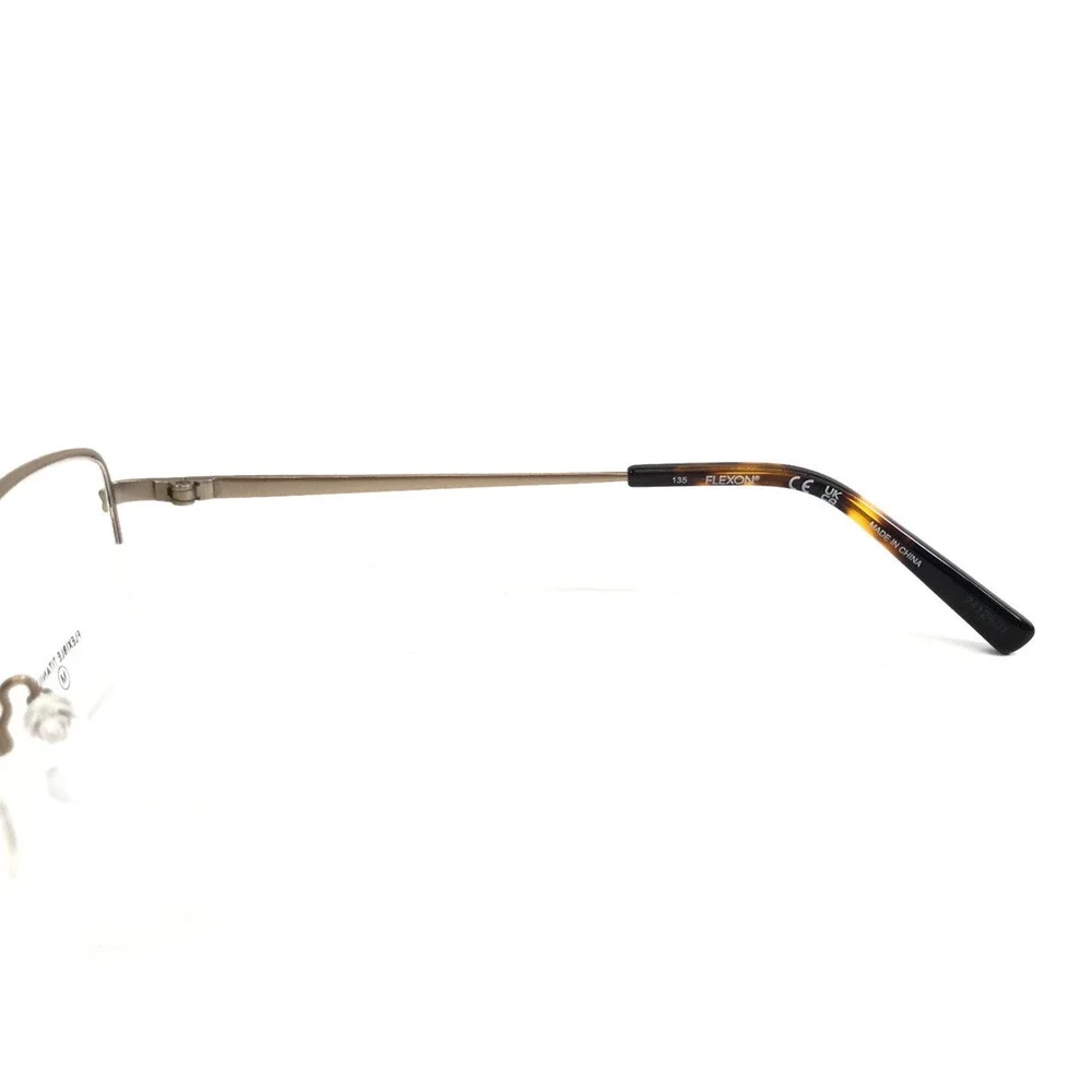 Flexon Eyeglasses Frames W3043 272 Satin Taupe Crystals Titanium 51-18-135